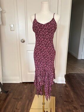 Euro floral midi fairy dress